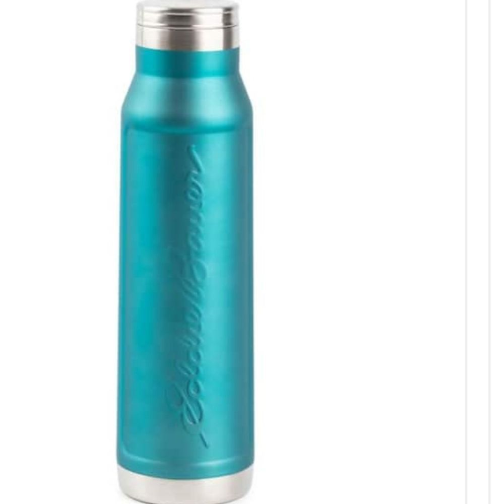 Eddie Bauer Paragon 22oz Stainless Steel Reef Blue Metallic Bottle